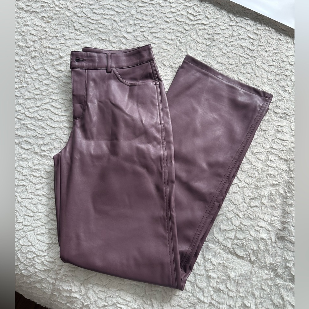 NWT Garage Purple Leather Pants